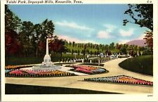 Gardens in Talahi Park, Sequoyah Hills, Knoxville TN Vintage Postcard L47 picture