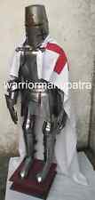 Medieval Templar Knight Wearable Suit Of Armor Full Body Size Crusader Armour picture