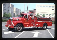Newark NJ Ceremonial 1957 Mack B pumper Fire Apparatus Slide picture
