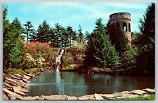 Postcard Longwood Garden Chimes Tower Waterfalls Fountain Kennett Pennsylvania picture