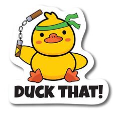 Magnet Me Up Duck That Crazy Cute Duck Magnet Decal, 6x4 Inches, Magnet for Car picture