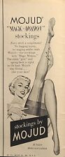 Mojud Magic-Motion Stockings Vintage Print Ad 1954 picture