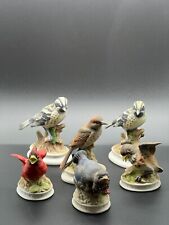6 Lefton Collection Vintage Bird Porcelain Figurines picture