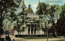 Cathedral of the Sacred Heart, Richmond, Virginia VA - 1912 Vintage Postcard picture