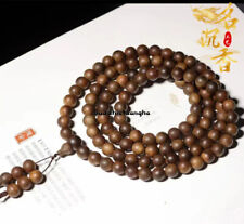 10mm*108 Vietnam Agarwood Bracelets Buddhist Prayer Agarwood Necklace Bead Mala picture