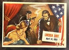 Lincoln Shot, 1954 Topps Scoop #6, EX picture