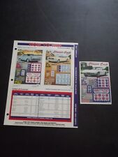 1998 CONNECTICUT SV SAMPLE LOTTERY TICKET + INFO SHEET - CLASSIC CASH - STINGRAY picture