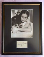 Dorothy Lamour Signed and Framed Display  picture