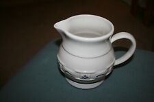 Longaberger Pottery Woven Traditions Classic Blue Small Pitcher 5.75