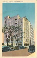 Worcester Massachusetts~Art Deco Telephone Building~1940s PC picture