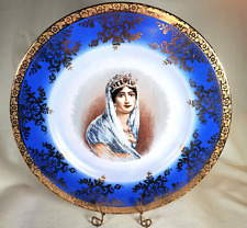 Vintage Royal Bayreuth Bavarian Ceramic Plate with Josephine Bonaparte Portrait picture