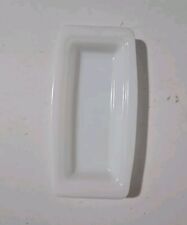 Vintage Pyrex White Milk Glass Butter Dish Bottom Base Only 72-B 14 picture