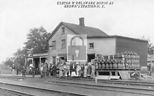 Railroad Train Station Depot Brown's Station New York NY picture