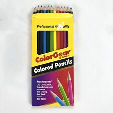 Vintage RoseArt 12 Professional Art Colored Pencils Presharpened Non-Toxic 1999 picture