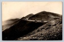 RPPC Postcard San Francisco California CA Twin Peaks & Classic Cars Great View picture
