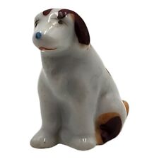 Vintage Made In Japan Porcelain Ceramic Dog Figurine Miniature Sculpture  picture