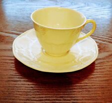 Vintage Belleek Ireland Cream Lustre Shell Design Cup & Saucer 3rd Green Mark picture
