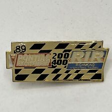 1989 Pontiac 400 Richmond Raceway Virginia NASCAR Race Racing Enamel Hat Pin picture