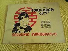 VTG 40s Charlie Low’s Forbidden City San Francisco Photo Restaurant Souvenir picture