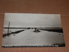 BLOOMINGTON NEBRASKA - 1915 REAL-PHOTO POSTCARD - FLOOD - BOATING picture