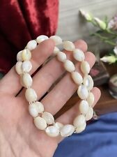 Vintage Balamuti Mother-of-Pearl Beads Old Women's Necklace Jewelry Italy 38.6gr picture