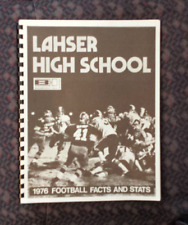 1976 Football Yearbook facts & stats, Lahser High School, Bloomfield Hills Mich. picture
