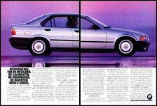 1991 BMW 325i Sedan 2-page Vintage Advertisement Print Car Art Ad J8 picture