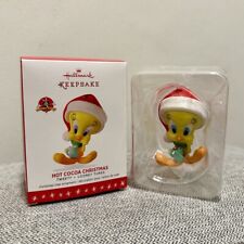 Looney Tunes Tweety Hot Cocoa Christmas Ornament  2016 Hallmark Collectible picture