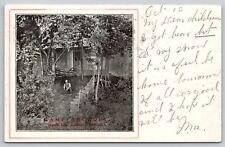 Postcard MI Ludington Hamlin Lake Camp Arcadia picture