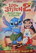 Disney's Lilo and Stitch 2    26 x 39.75  DVD promotional Movie poster picture