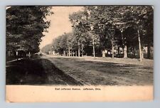 Jefferson OH-Ohio, East Jefferson Avenue, c1912 Antique Vintage Postcard picture