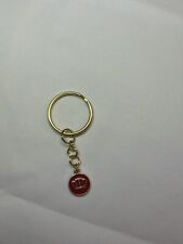 gold toned crown key chain picture