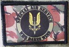 British Special Forces SAS Morale Patch Tactical Military Army Badge Hook Flag picture