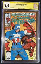 Amazing Spider-man #323 CGC 9.4 Signed X3 WP Classic Cover Todd Mcfarlane picture