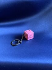 VINTAGE DON'T GAMBLE KEYCHAIN DICE CONDOM INSIDE HIDDEN COMPARTMENT Novelty picture