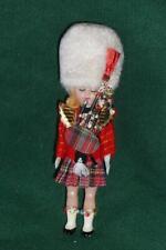 SCOTLAND Scottish Authentic Doll ~ Royal Kilt Bagpipes Dress Plastic Sleepy Eyes picture