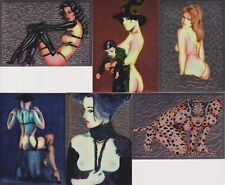OLIVIA~OBSESSIONS IN OMNICHROME~CHASE TRADING CARD SET #C1 C2 C3 C4 C5 C6~1997 picture