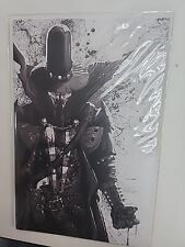 Stan Yak Artbook Gunslinger Battle Damage Variant 42/50 Rare Black And White  picture