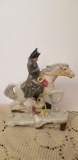 Antique GERMAN porcelain SCHEIBE ALSBACH figurine NAPOLEON ON HORSE Germany  picture