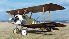 Sopwith Camel British Biplane Fighter Aircraft Mahogany Wood Model Large New picture