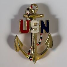 Pre-WWI United States Navy Sterling Enameled Lacquered Pin picture