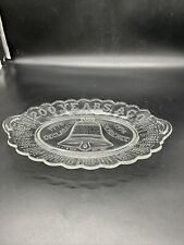 VTG Adams Glass Bicentennial 1976 Liberty Bell Declaration Of Independence Plate picture