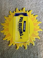 NEW Twisted Tea tin bar sign tacker 18in metal beer promo brand new . picture