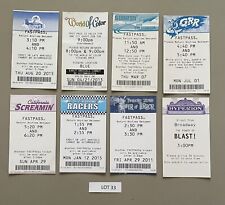 Disney’s California Adventure FastPass Lot of 8 Different DCA, RARE Collectibles picture