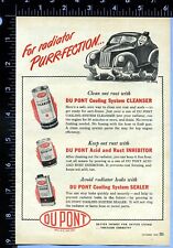 1948 Vintage Magazine Page Ad Du Pont Radiator Treatment picture