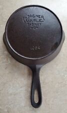 Wagner Frying Pan Skillet No: 4 Heat Ring 1054 Cast Iron Twin Spout Sidney Ohio picture