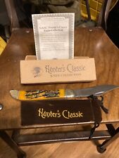 NOS- North American Hunting Club Hunter's Classic Knife Bone Handle 4” #H1730 picture