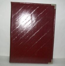 Vintage 1990 Professional Restaurant Hosts Dark Colored Red Pad with Calculator. picture