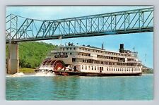 The SS Delta Queen, Ship, Transportation, Vintage Chrome Postcard picture