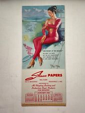January 1950 Vertical Pinup Girl Blotter by KO Munson- Sweetheart of the Rockies picture
